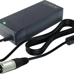 GO SOLID! Ladegerät Elektrisches Fahrrad – 29.4V 2A mit XLR 3-poligem Stecker