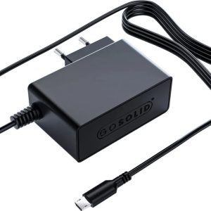 GO SOLID! Ladegerät kompatibel mit Doro 8035, 8031, 7080, 7060, 7010, 6530, 6520, 6060, 6050, 6040, 6030, 2424, 2414, 1370