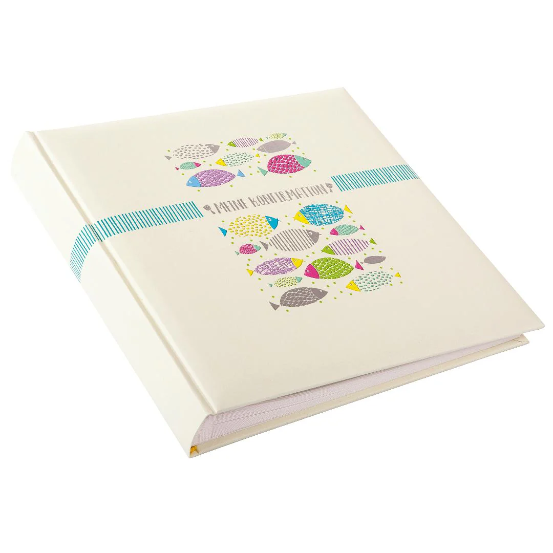 goldbuch Fotoalbum - Meine Konfirmation - Pesce mit Silberprägung – Bild 2