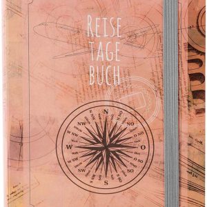 goldbuch Reisetagebuch Traveler rot