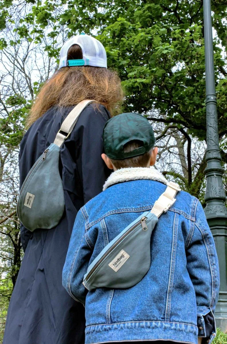 AUGUSTIN Bauchtasche für Kinder • Salbeigrün – Bild 3