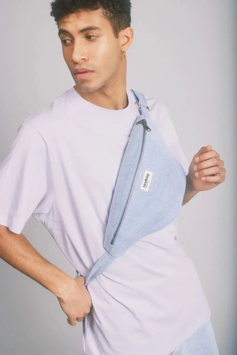 SASHA Bauchtasche • Jeans Blau – Bild 3