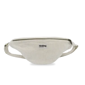 SASHA Bauchtasche • Velours Cord Weiß