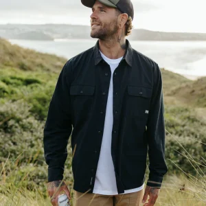 Vision Bio-Baumwollhemd - Schwarz