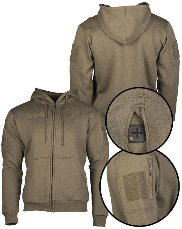 Mil-Tec - Taktischer Hoodie // Dunkler Sand / Coyote – Bild 4