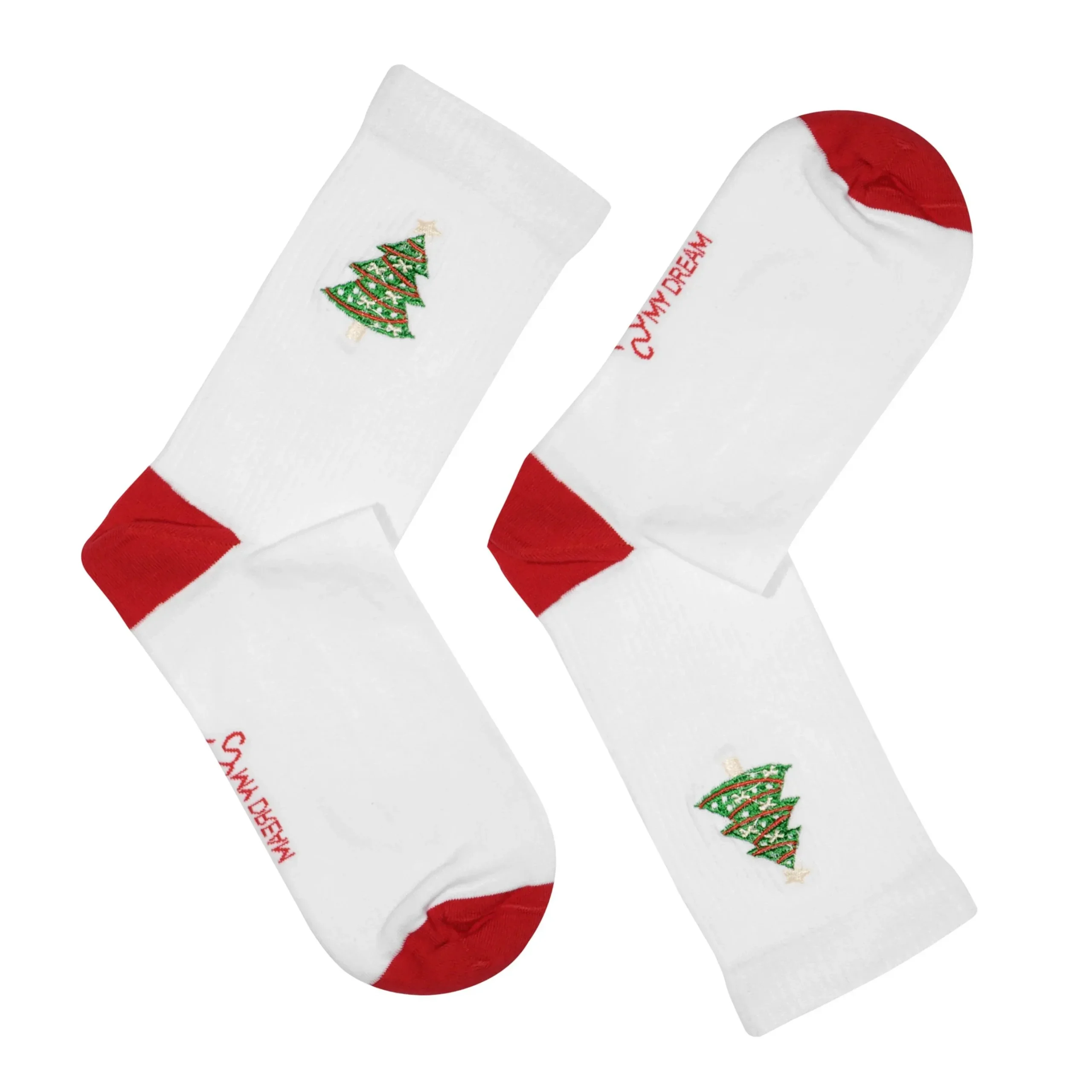 My Day My Dream - Socken - Christmas Collection - Weihnachtsbaum gestickt – Bild 2