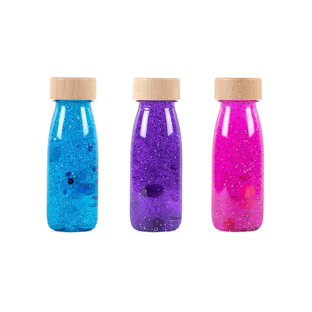 Petit Boum - Pack MAGIC – Sensorikflaschen-Set mit Farbspiel von Himmel, Blumen & Polarlichtern – Bild 3