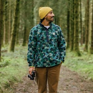 Adrift Polarfleece - Alpin Camo Regenwald