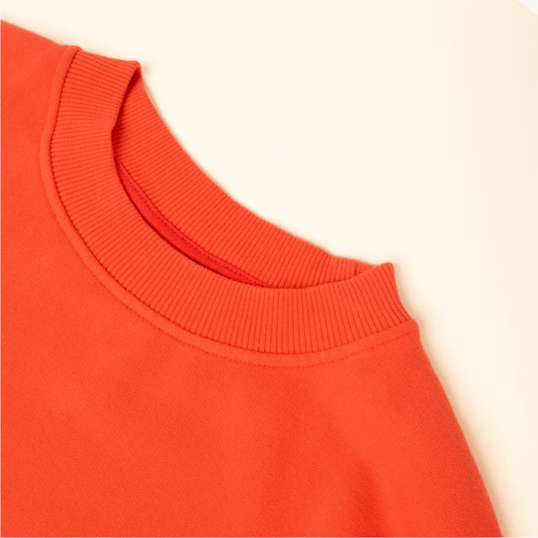 KINDNESS Sweater aus Bio-Baumwolle • Rot – Bild 6