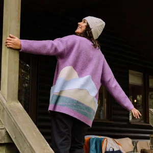 Vista Strickcardigan - Rhabarber