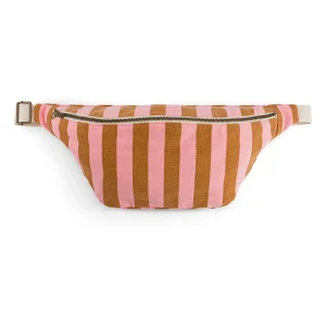 BANANA Bauchtasche • Stripes Caramel / Strawberry