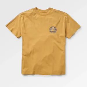 Elbio T-Shirt in entspannter Passform - Senfgold