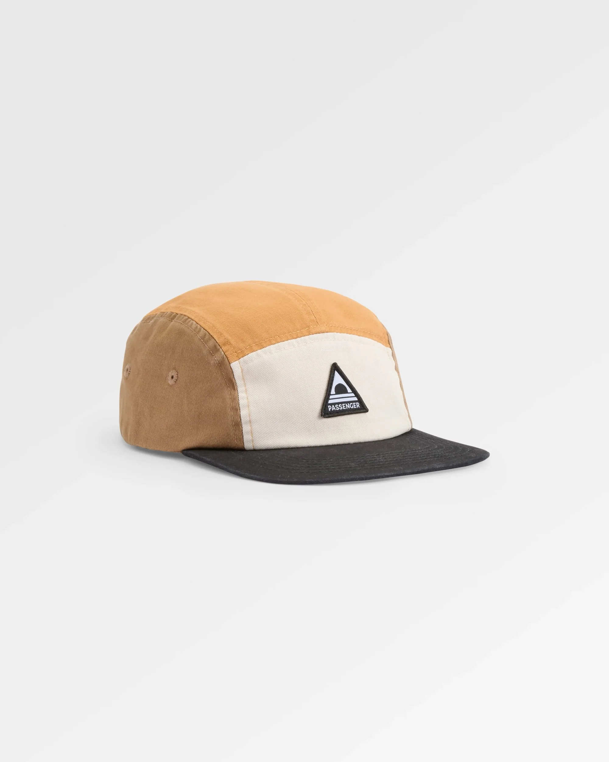 Fixie 5-Panel-Kappe - Fichtengelb/Toffee