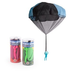 TAKE ACTION Wurf-Fallschirmspringer in drei Farben