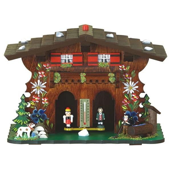 Wetterhaus Berghütte 20cm Exclusiv handbemalt – Bild 2