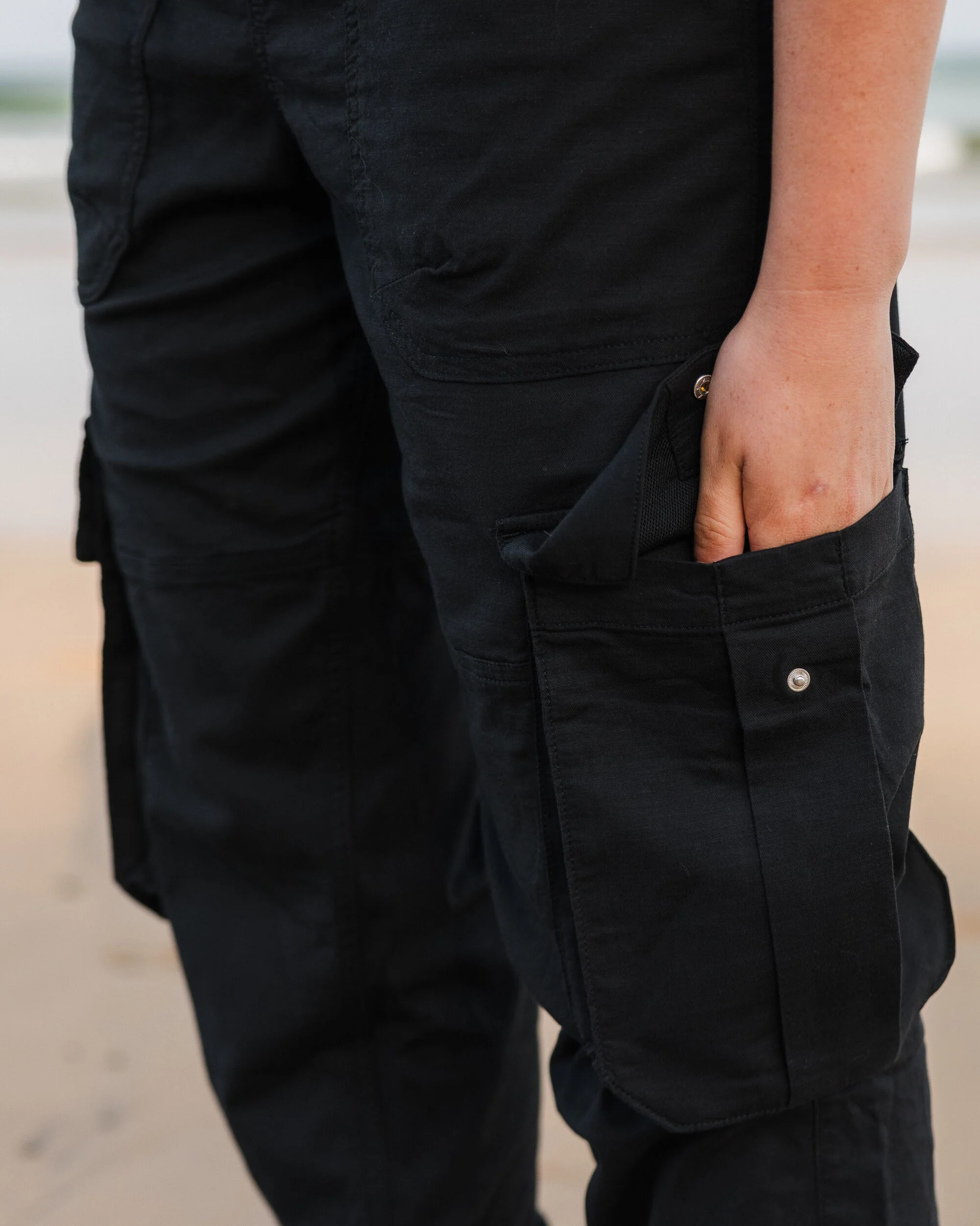 Hydrilla Bio-Baumwollhose - Schwarz – Bild 5